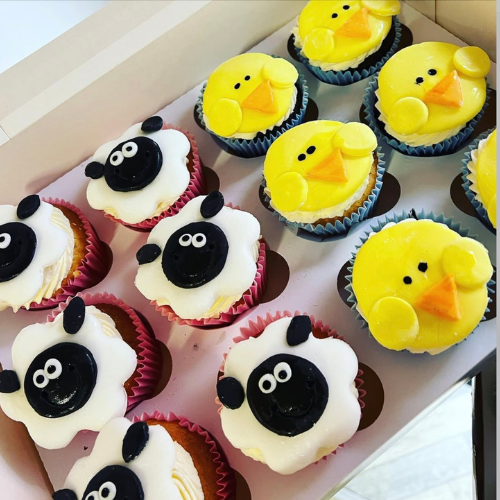Farm Animal Cupcakes