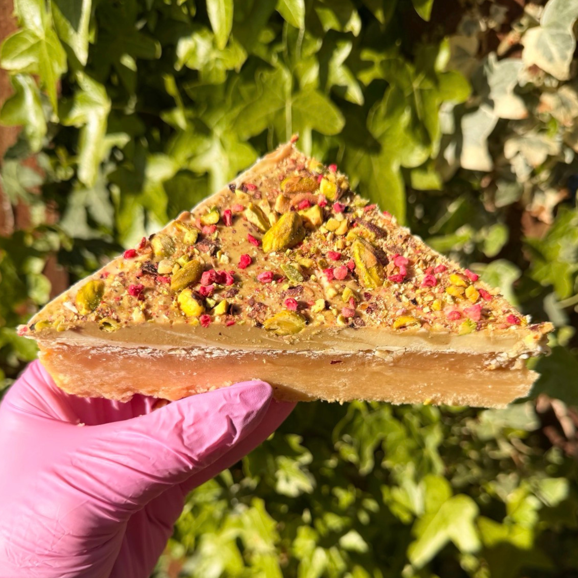 Pistachio Millionaire Shortbread