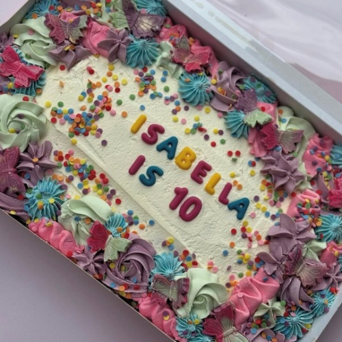 Celebration Cake Traybake